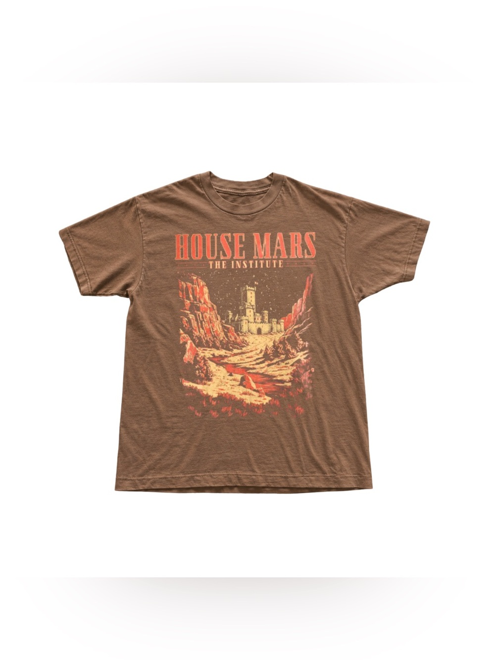 Brown Savana 'House Mars' Graphic Tee
